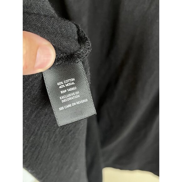 Torrid Women’s Plus Size Embroidered Top Floral Short Sleeve Sz 5X Modal Blend - Picture 5 of 8